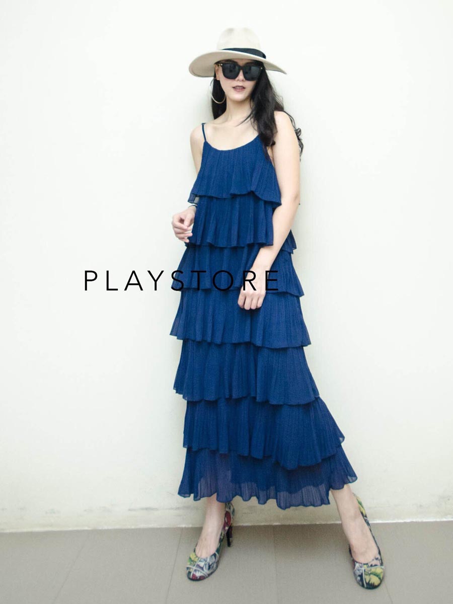 เสื้อผ้าผู้หญิง HeaVeN-7STePs -PLEAT-MAXiDReSS-7